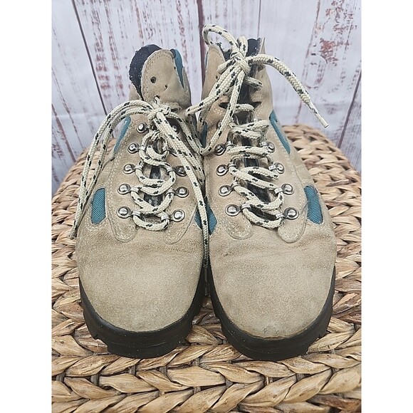 Vintage 90s Nike ACG Women’s Leather Camping & Hiking Boots - Size 7 Distressed - Picture 1 of 10